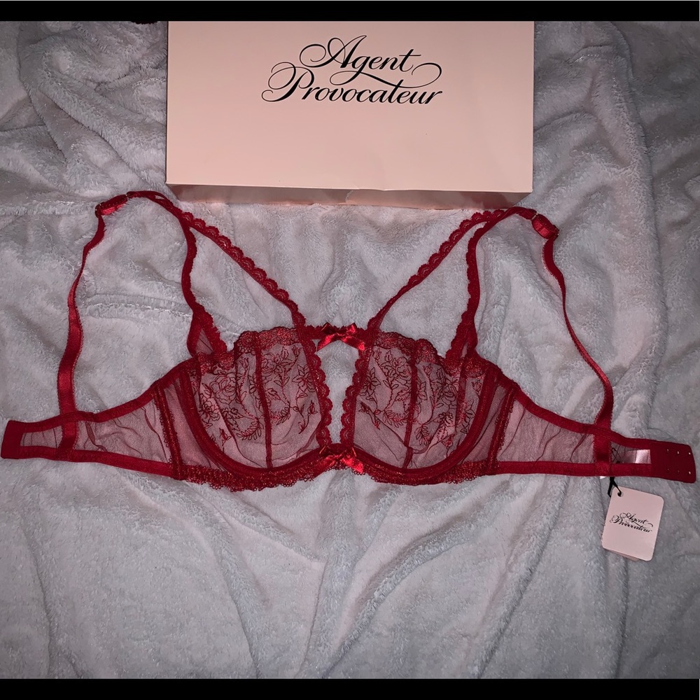 Agent Provocateur Rosa Bra in Red
